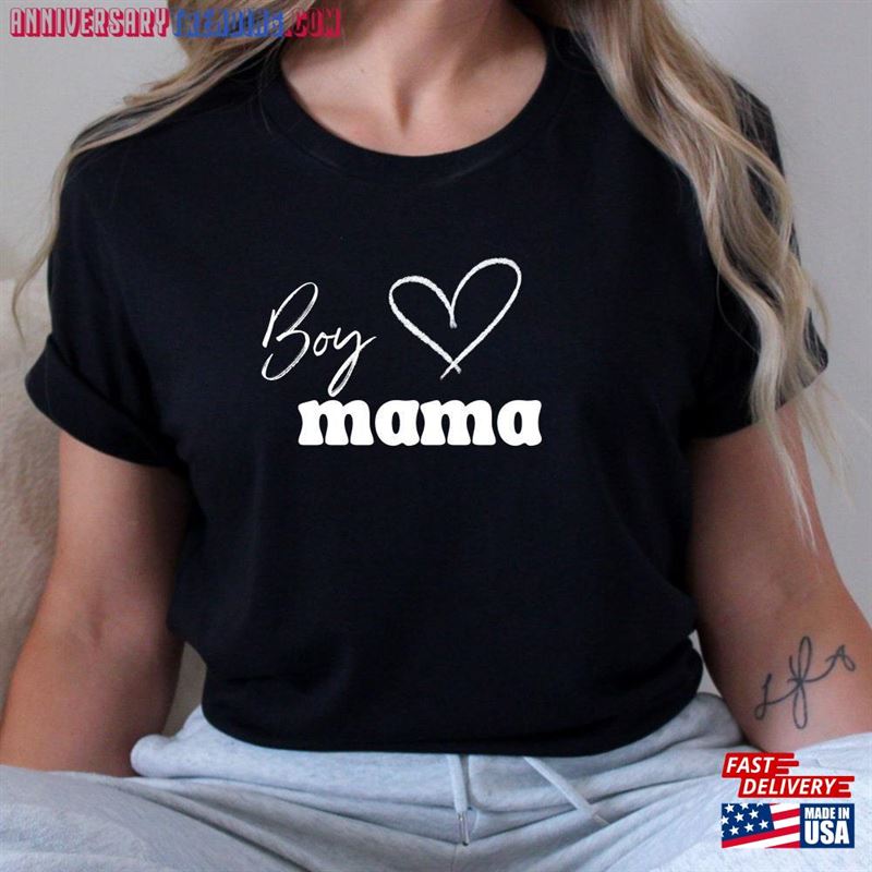 Boy Mama T-Shirt Tee Mom Shirt Hoodie Sweatshirt – Bipubunny Store