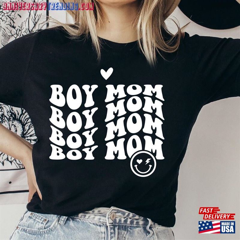 Boy Mom Shirt Gift Unisex Sweatshirt – Bipubunny Store