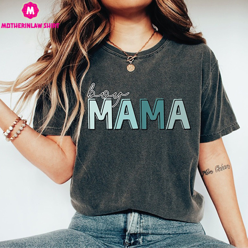 Boy Shirt, Mom Tshirt, Gift for Mom, Mama Shirts, Mother’s Day Tee