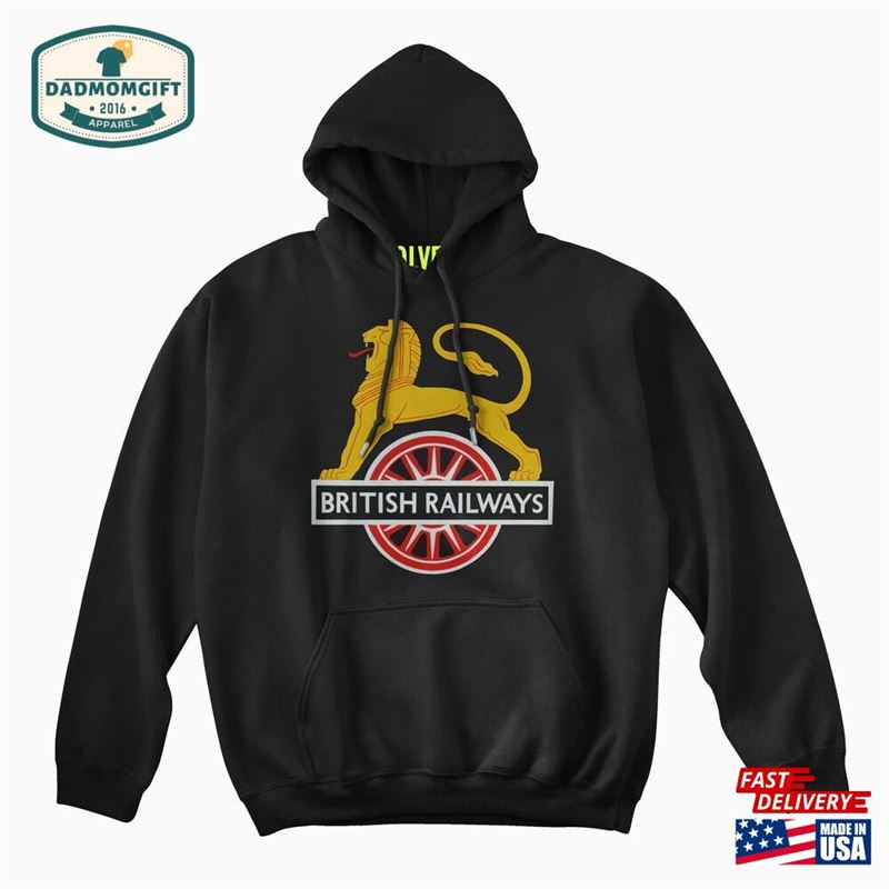 British Railways Hoodie Steam Engine T-Shirt Sweatshirt