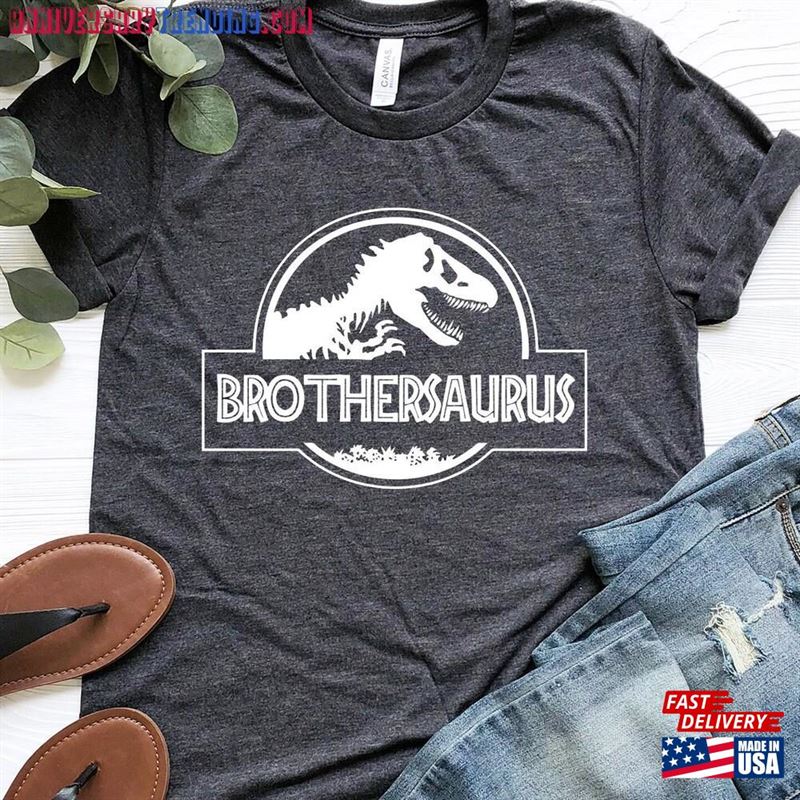 Brother Saurus Shirt Rex Christmas Gift For Classic Hoodie – Bipubunny Store