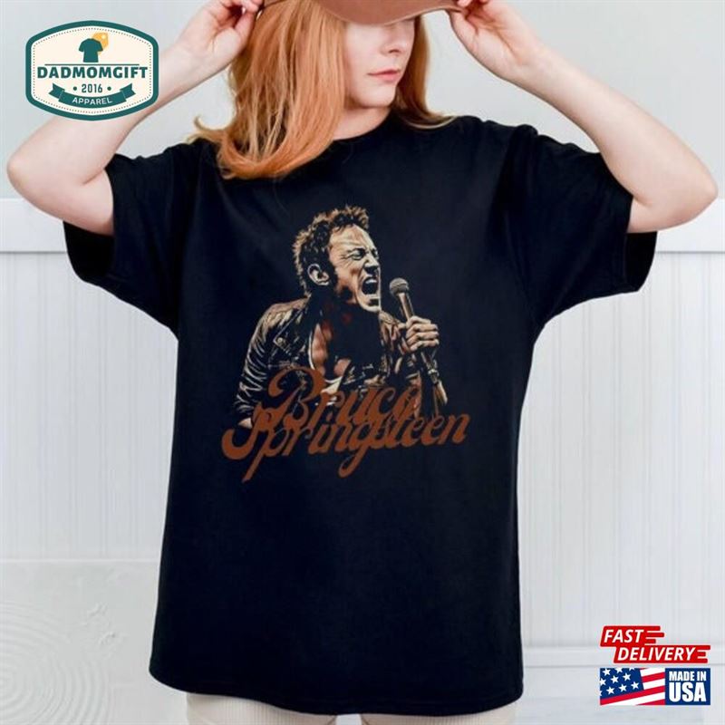 Bruce Springsteen T-Shirt Tour Shirt Classic Rock Fan Sweatshirt