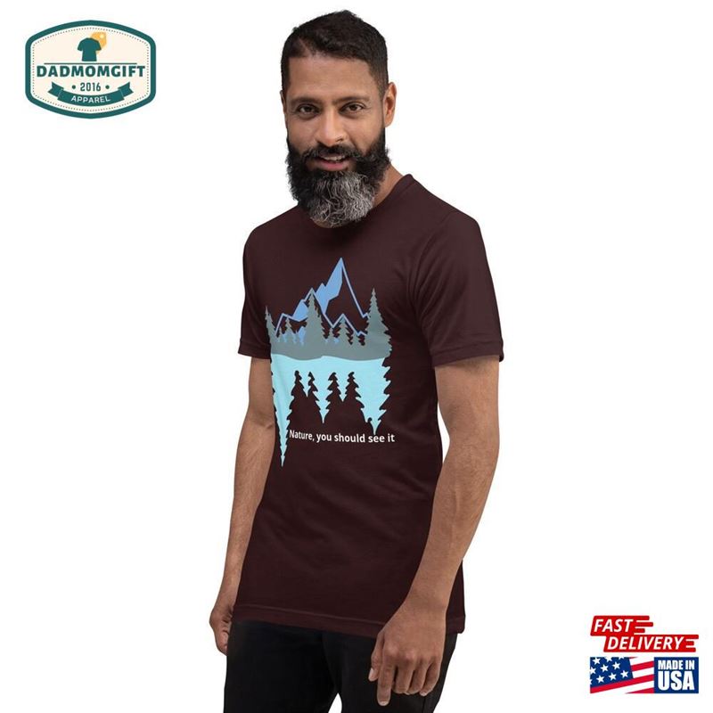 Camp Nature Tee Mountain Tshirt For Men Unisex Sweatshirt