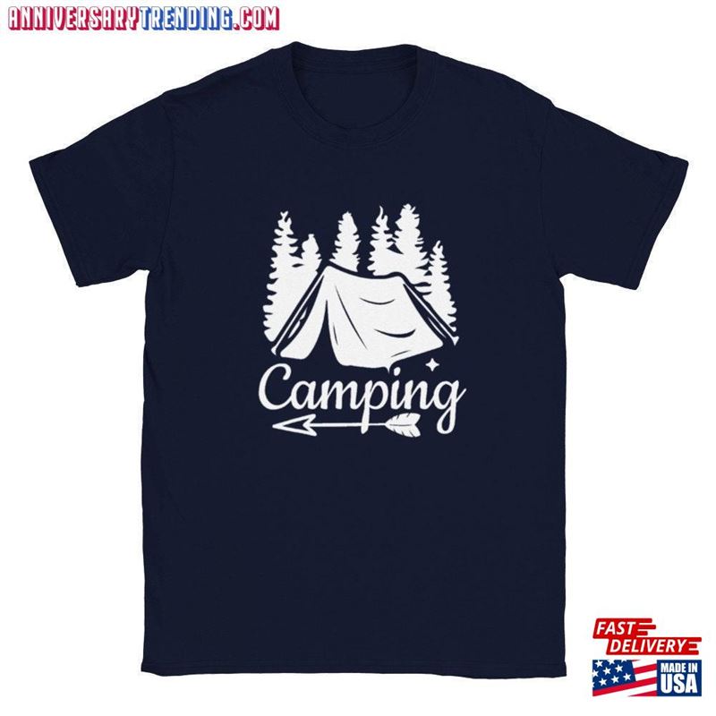 Camping Unisex T-Shirt Sweatshirt – Bipubunny Store