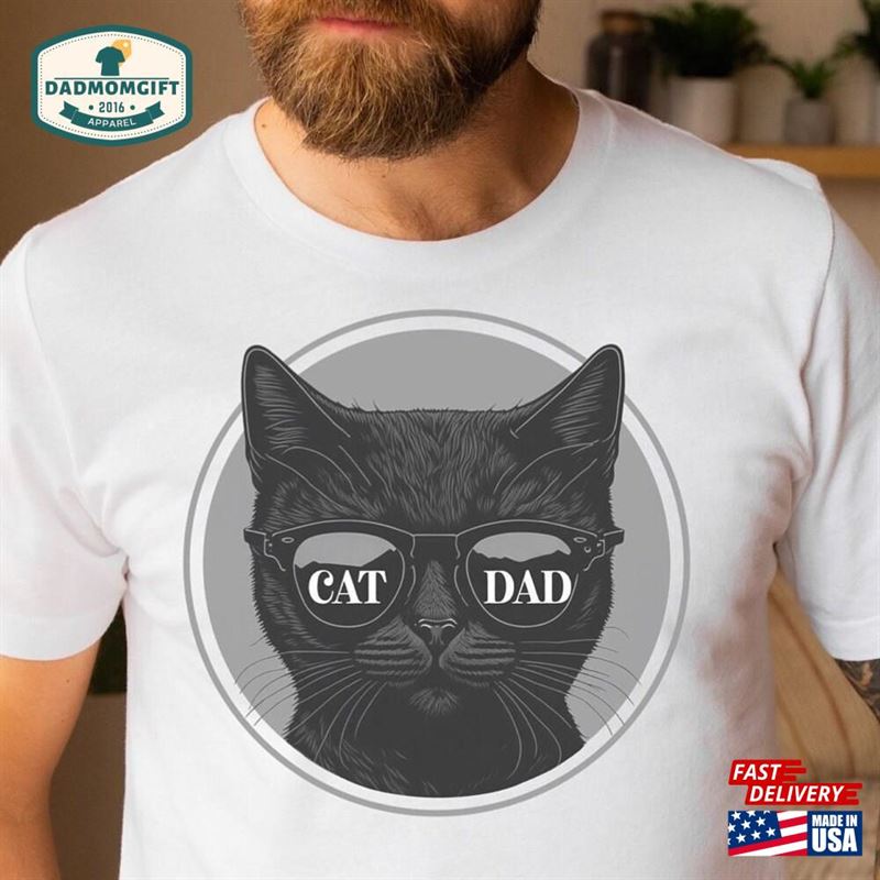 Cat Dad Gift Lover Shirt Hoodie Unisex