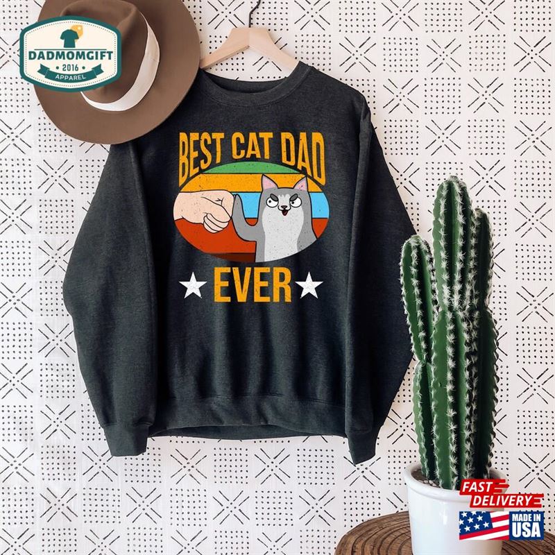 Cat Dad Shirt Lover Father Unisex Hoodie