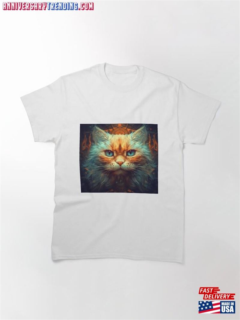 Cat Design Classic T-Shirt – Bipubunny Store