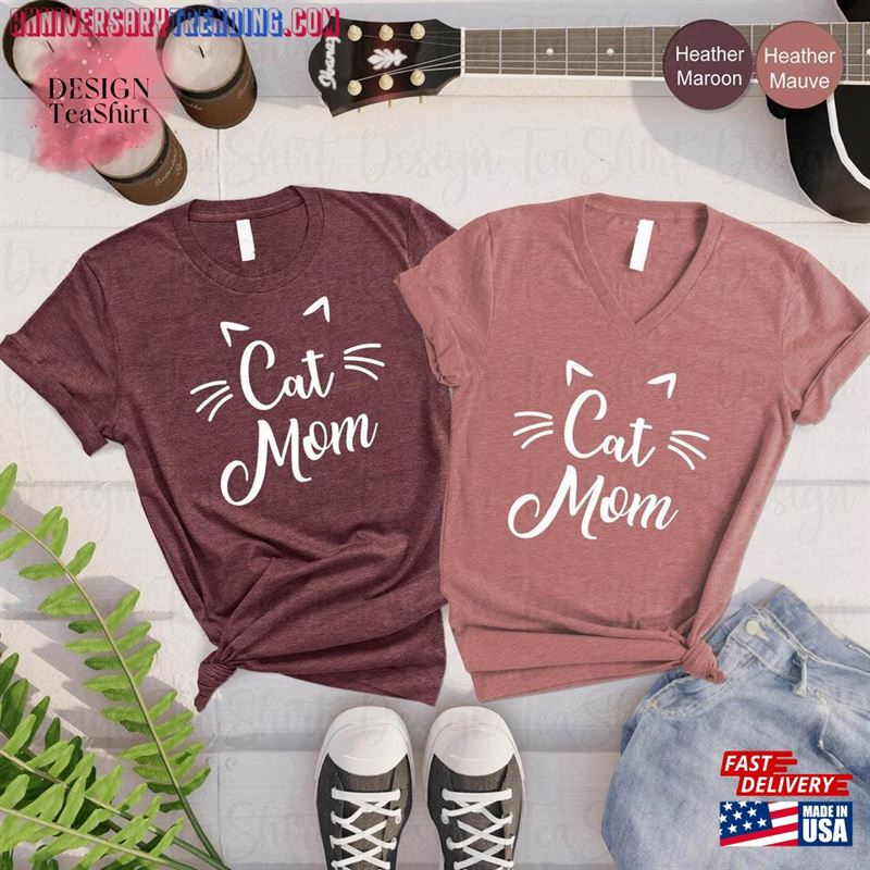 Cat Mom Shirt Gift To Pet Lover Sweatshirt T-Shirt – Bipubunny Store