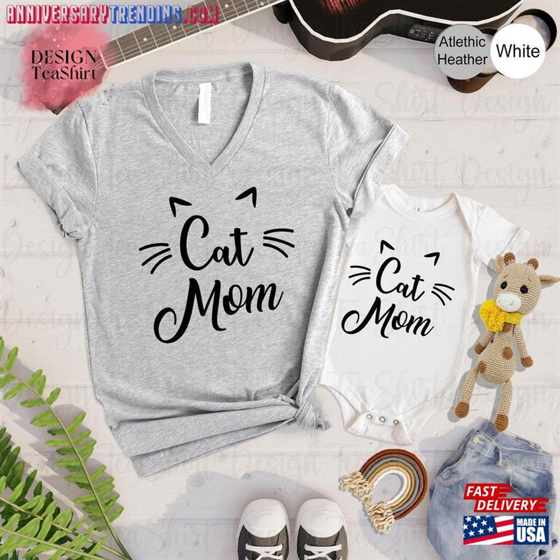 Cat Mom Shirt Gift To Pet Lover Sweatshirt T-Shirt – Bipubunny Store