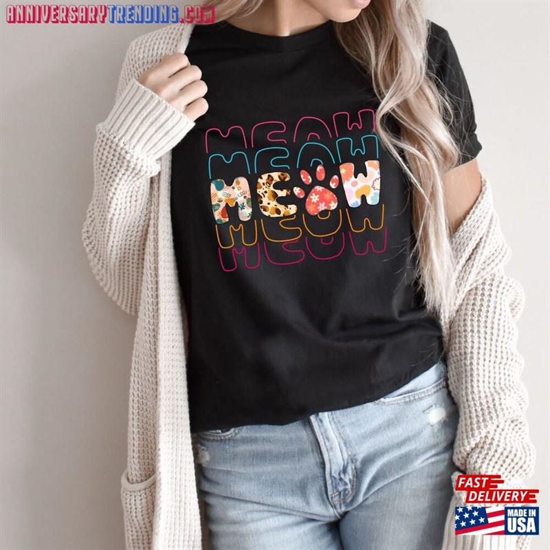 Cats Meow Mama Shirt Cat Lovers Tee Women Sweatshirt Hoodie – Bipubunny Store