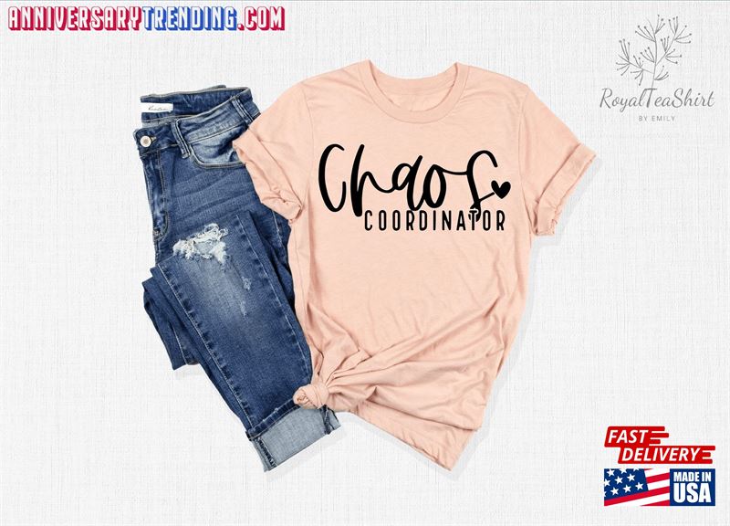 Chaos Coordinator Shirt Mom Life Funny Classic Hoodie -Bipubunny Store