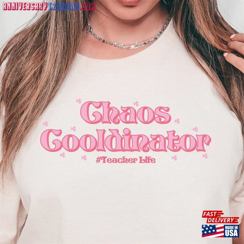 Chaos Coordinator Shirt Sweatshirt Teacher Unisex Hoodie – Bipubunny Store