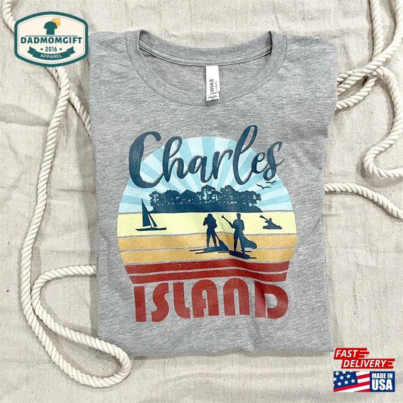 Charles Island Retro T-Shirt Classic Unisex