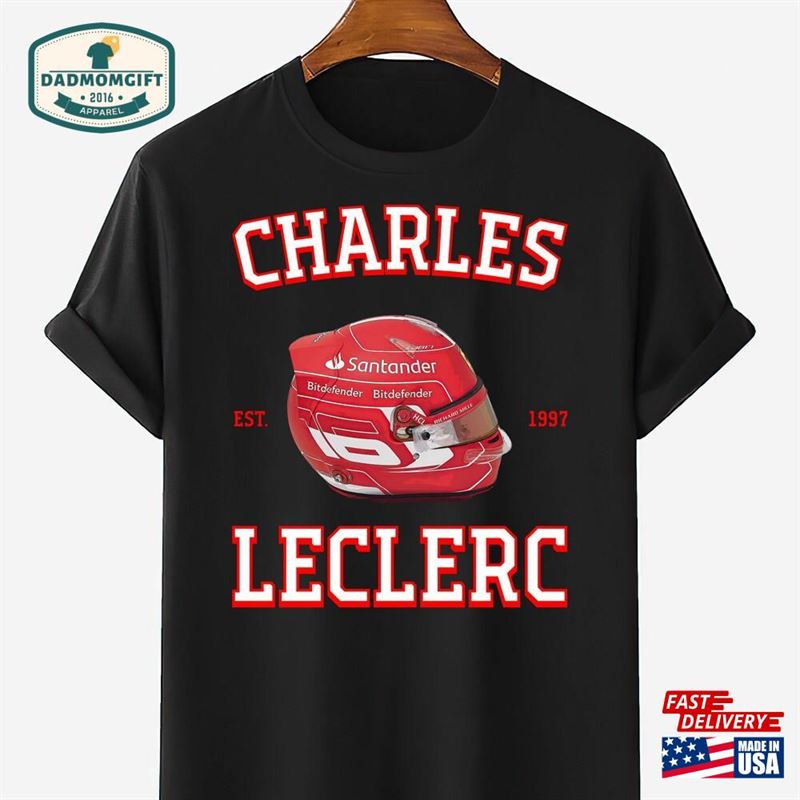 Charles Leclerc Formula One Shirt F1 T-Shirt Classic