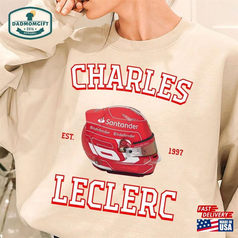 Charles Leclerc Formula One Shirt F1 T-Shirt Classic