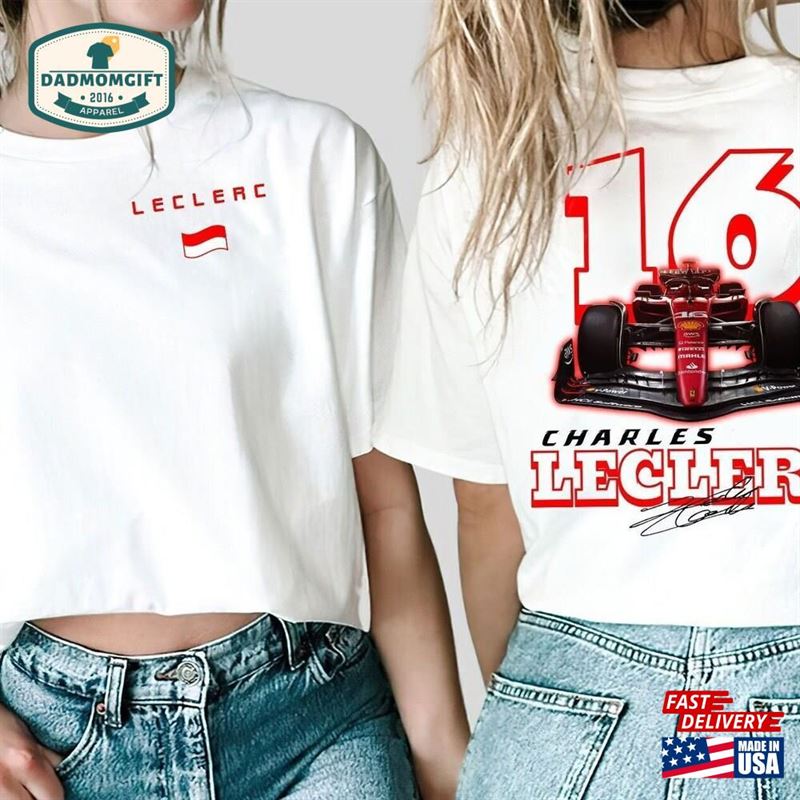 Charles Leclerc Formula One Shirt F1 Two Sides T-Shirt Classic Sweatshirt