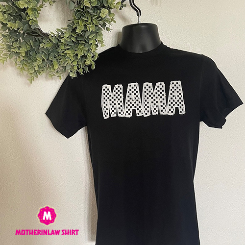 Checkered Mama shirt, Mama shirt, Mama Tee, Checkered Tee, Retro Mama Shirt, Mother’s Day Shirt, Vans Mama Tee