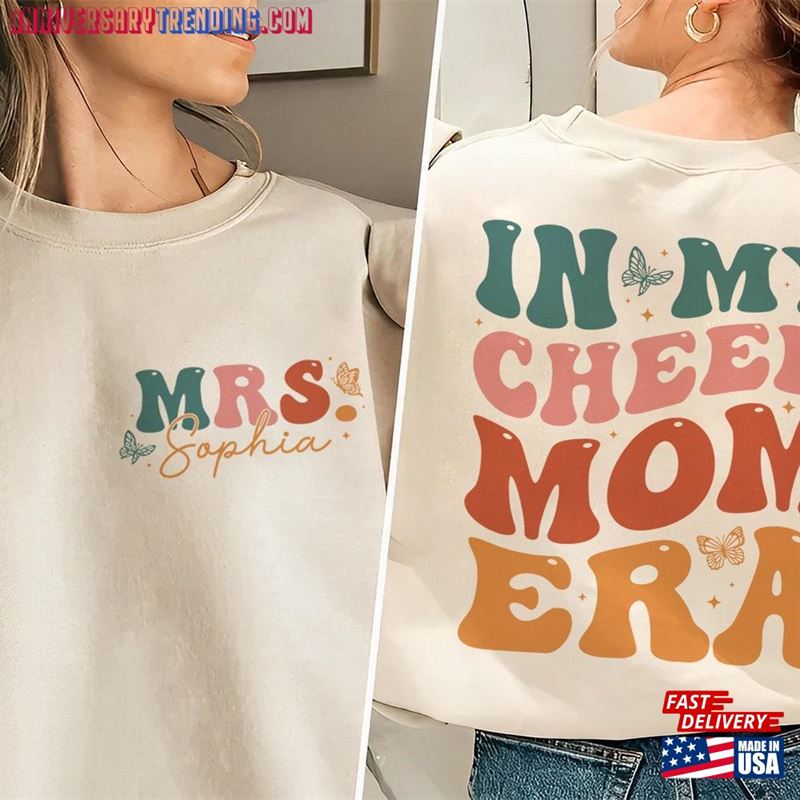 Cheer Mom Shirt In My Era Funny Tee T-Shirt Sweatshirt -Bipubunny Store