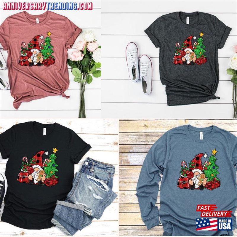 Christmas Gnome Shirt Funny Sweatshirt Hoodie -Bipubunny Store