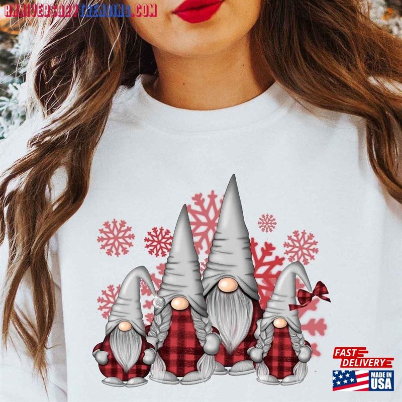 Christmas Gnomes Sweatshirt T-Shirt – Bipubunny Store