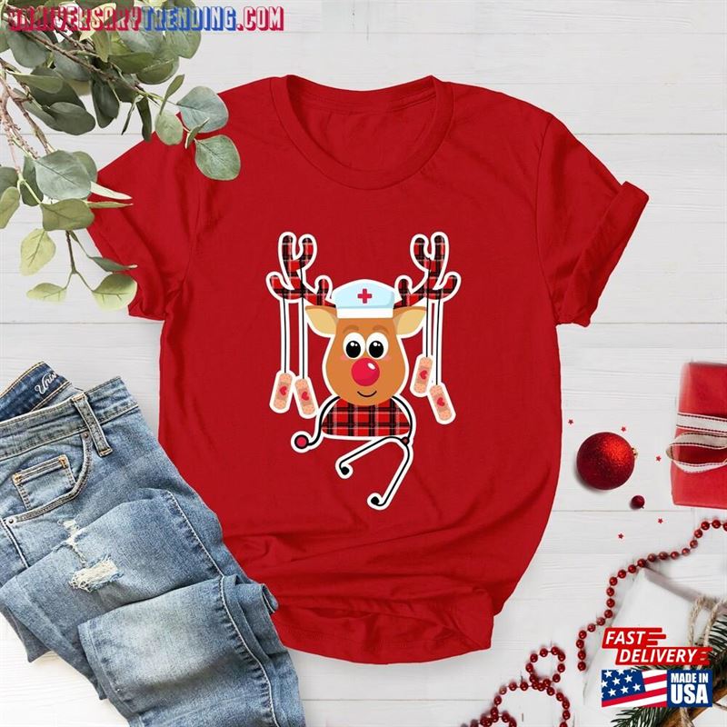 Christmas Nurse Shirt Santa Gift For Nurses Nursing School Sweatshirt Hoodie – Bipubunny Store