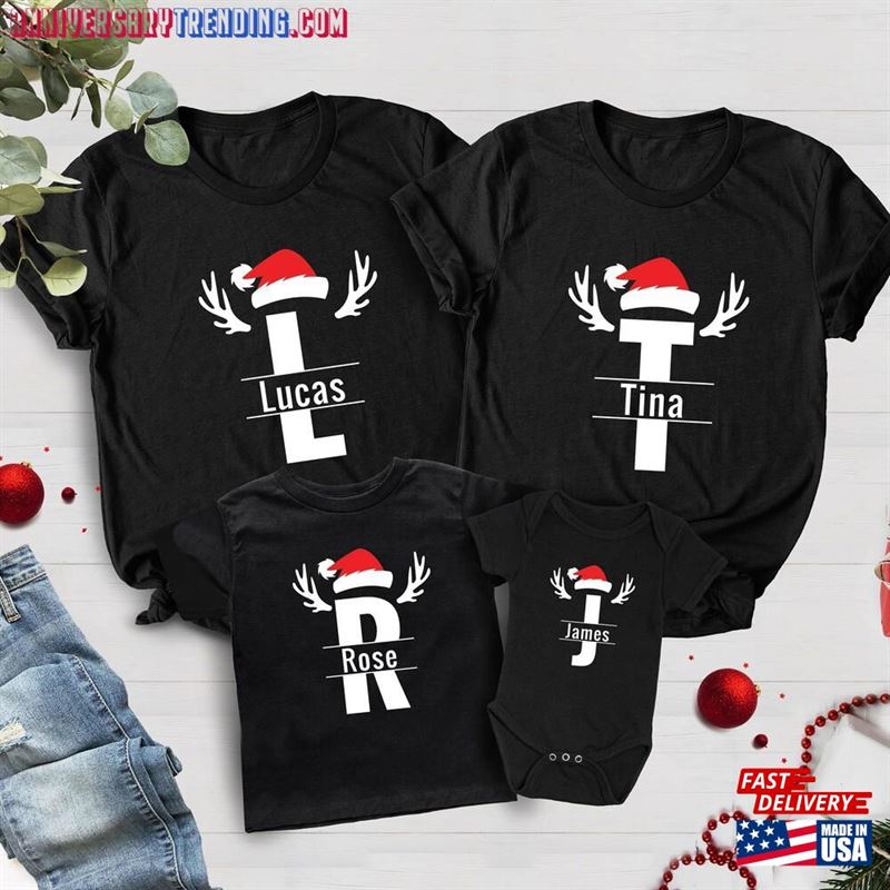 Christmas Shirts Matching Family Custom T-Shirt Unisex – Bipubunny Store