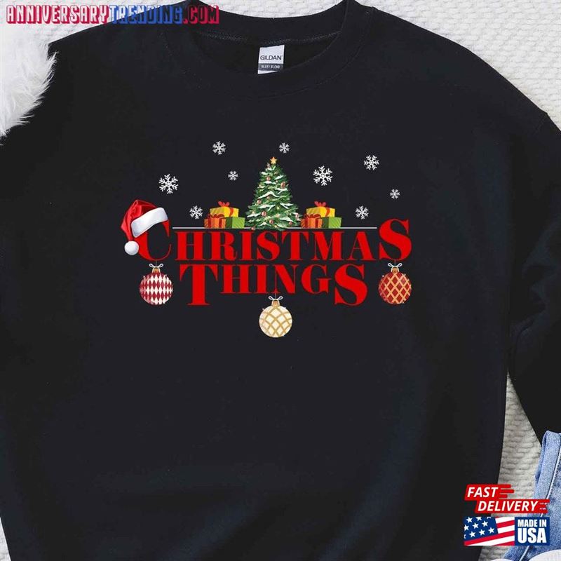 Christmas Sweatshirt Things Shirt Merry Classic – Bipubunny Store