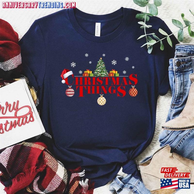 Christmas Sweatshirt Things Shirt Merry Classic – Bipubunny Store