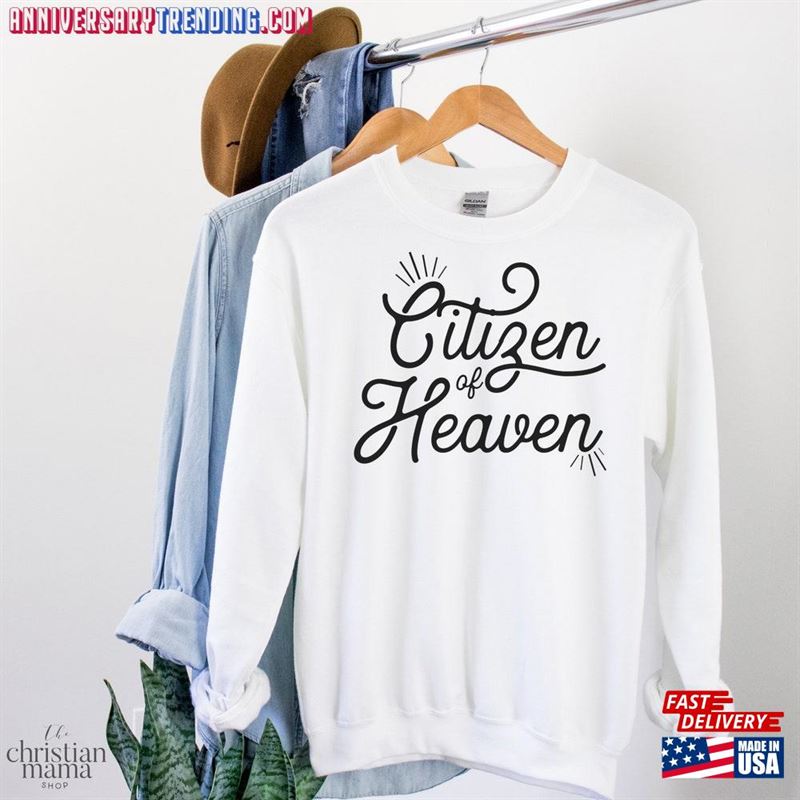 Citizen Of Heaven Sweatshirt Christian Unisex Hoodie -Bipubunny Store