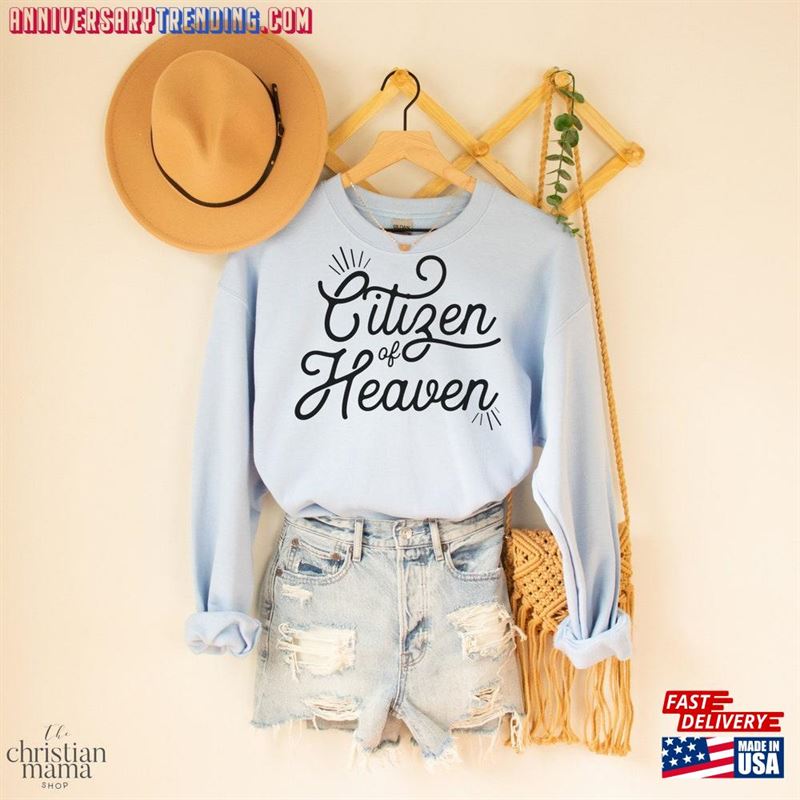 Citizen Of Heaven Sweatshirt Christian Unisex Hoodie -Bipubunny Store