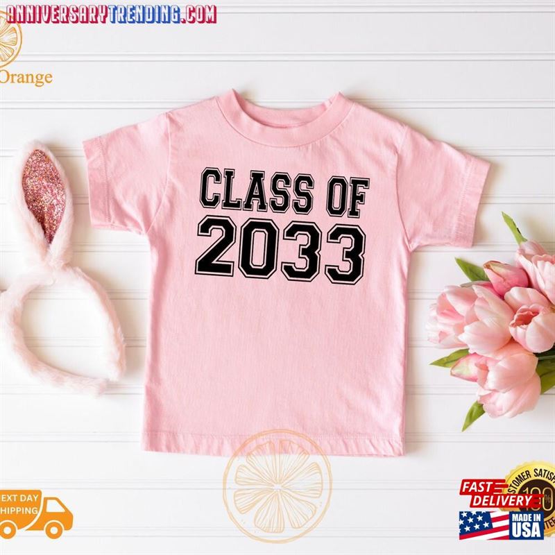 Class Of 2033 Shirt Growing Up School Classic T-Shirt – Bipubunny Store