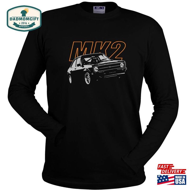 Classic Escort Mk2 Rally Sportscar T Shirt Sweatshirt Unisex