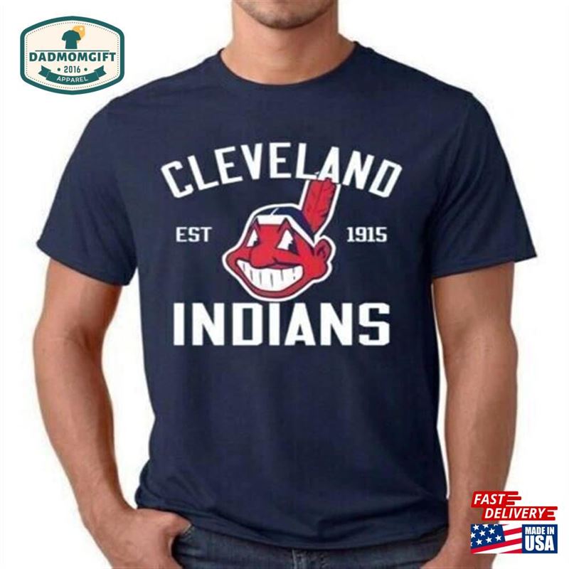 Cleveland Indians Baseball Team Est 1915 Forever Cotton Short Sleeve T-Shirt Unisex