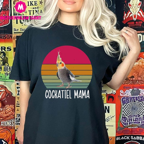 Cockatiel Mama Shirt, Mothers Day Gift Tshirt, Mother Birthday Shirt, Gift for Mom, Funny Mother Tee