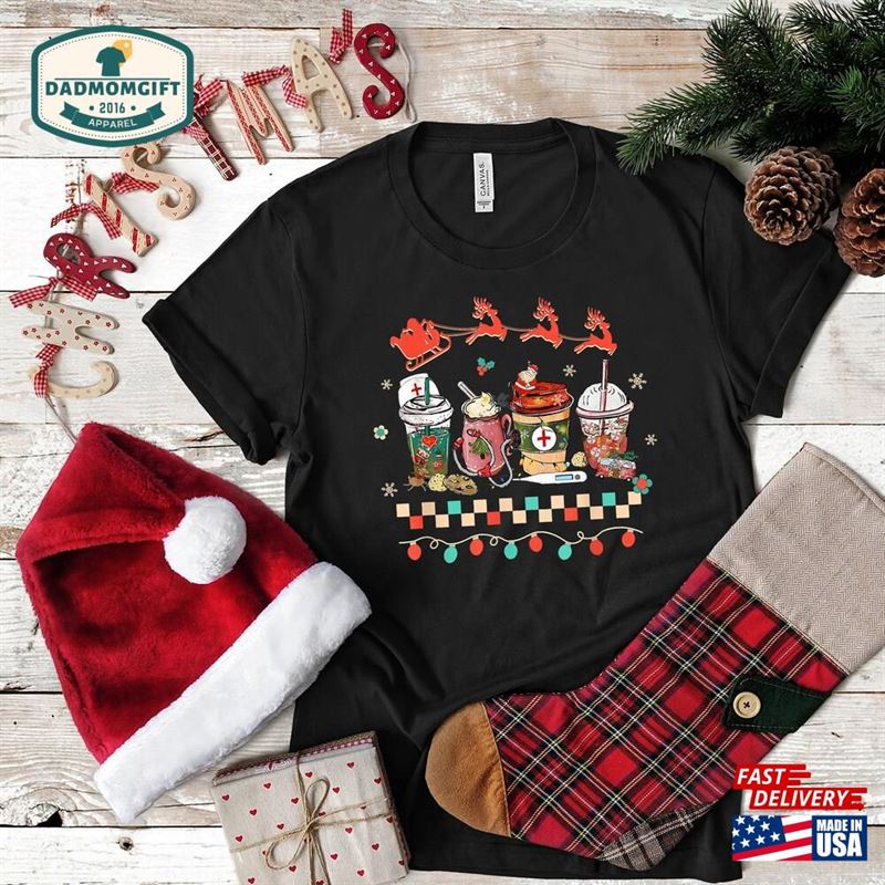 Coffee Lover Gift Gingerbread Christmas Sweatshirt Unisex Classic