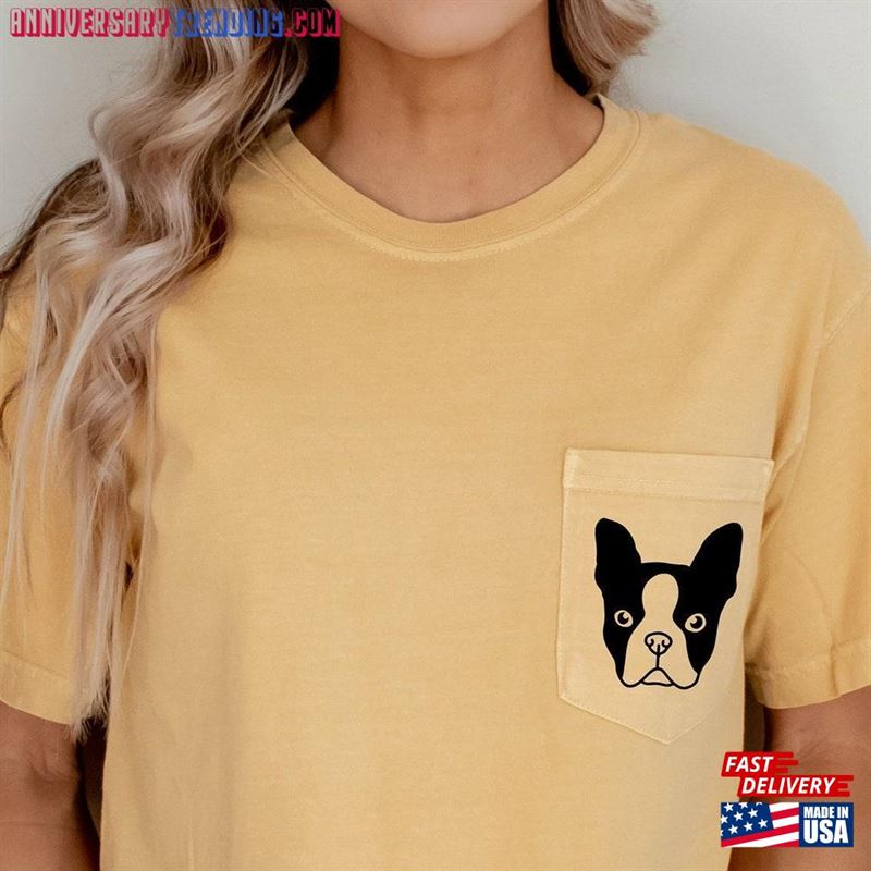 Comfort Color Boston Terrier Mama Shirt T-Shirt Mom Dog Unisex – Bipubunny Store