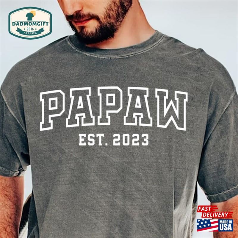 Comfort Color Papaw 2023 Shirt Gift For New Men Sweatshirt Classic