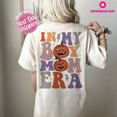 Comfort Colors In My Boy Mom Era Shirt, Boy Mom Shirt, Boy Mom Club, Halloween Mama Shirt, Boy Mama Shirt, Expecting Mom Gift, Gender Reveal