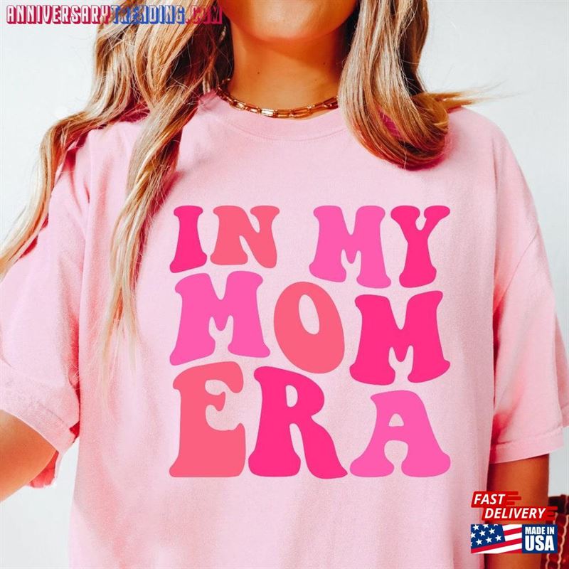 Comfort Colors Shirt In My Mom Era Mama Hoodie T-Shirt – Bipubunny Store