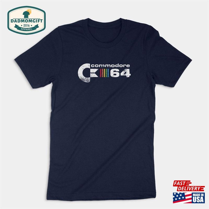 Commodore 64 Shirt Retro C64 Logo T-Shirt Sweatshirt