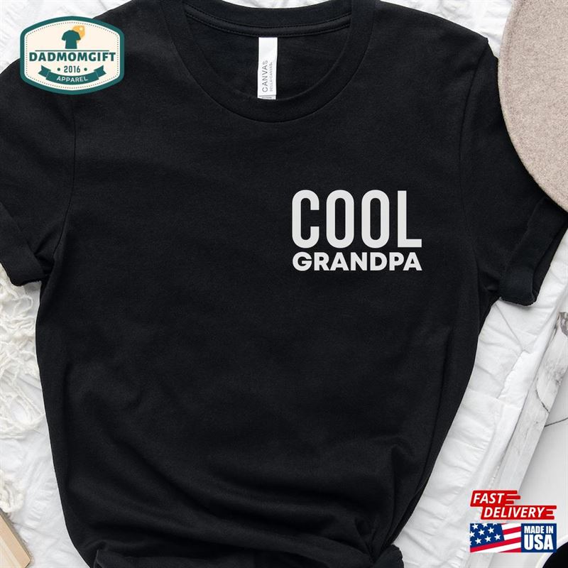 Cool Grandpa Pocket Shirt Promoted To Gift For Unisex T-Shirt