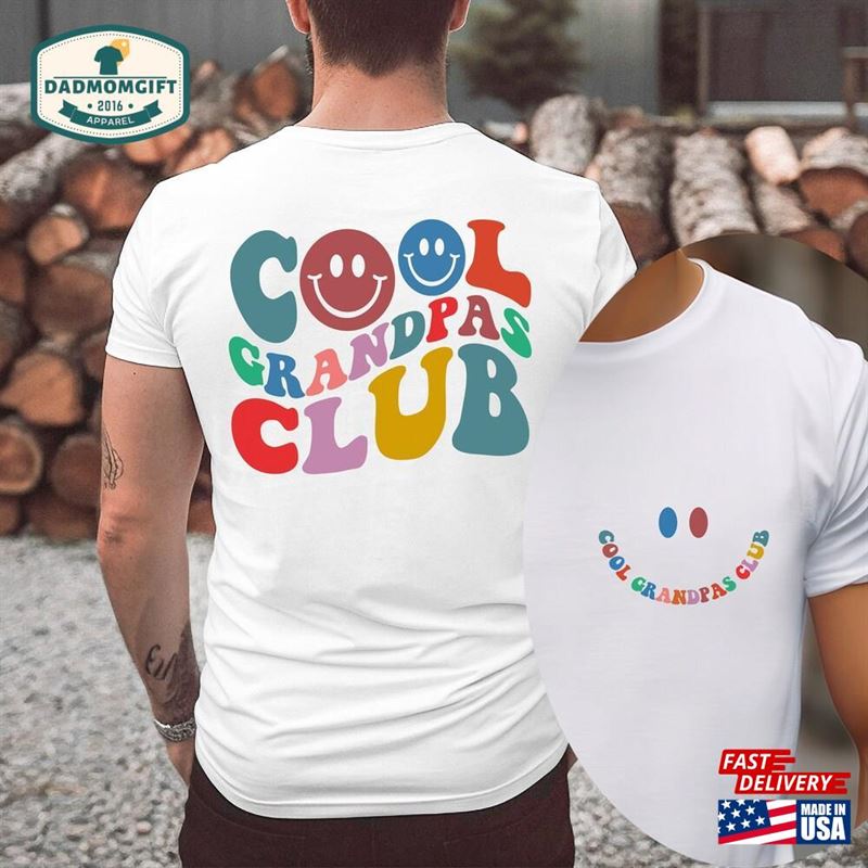 Cool Grandpas Club Shirt Grandpa New Unisex Classic