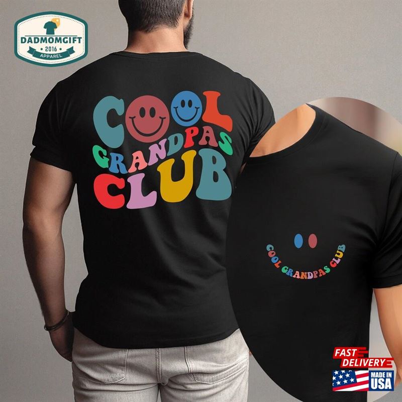 Cool Grandpas Club Shirt Grandpa New Unisex Classic