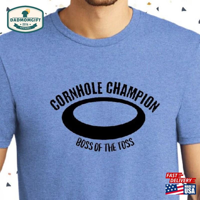 Cornhole Champion T Shirt Hoodie Unisex