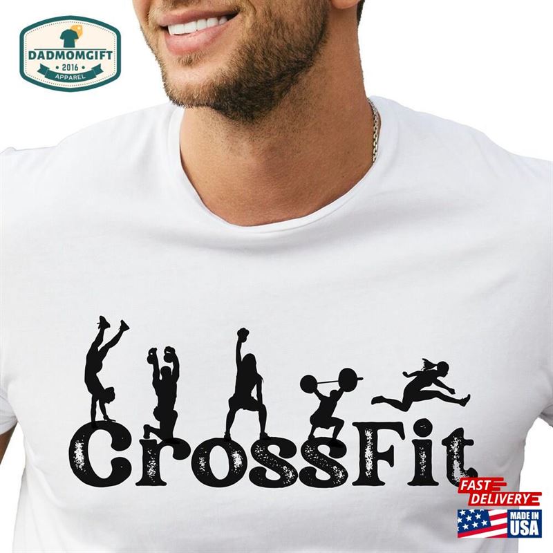 Crossfit T-Shirt Relaxed Gym Wear Unisex Gear Classic