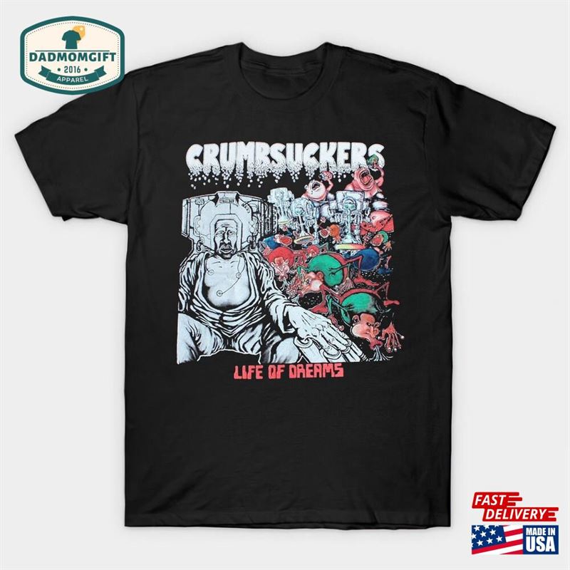 Crumbsuck3rs Life Of Dreams Vintage T-Shirt Metal Music Shirt Aesthetic Clothing T Tees Throwback Style Retro Hoodie Classic