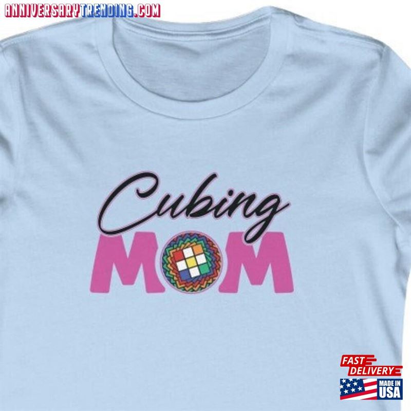 Cubing Mom Pink With Daisy Women T-Shirt Unisex – Bipubunny Store