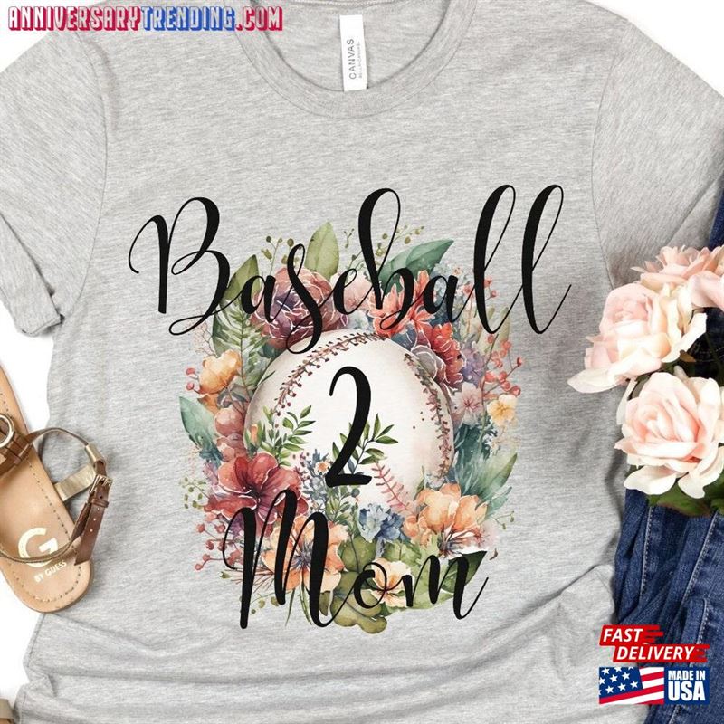 Custom Baseball Mom Shirt Number Sports Classic T-Shirt – Bipubunny Store