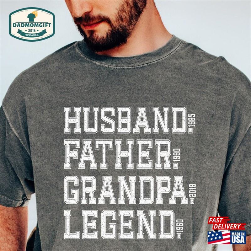 Custom Dad Grandpa Husband Shirt Father’s Day Unisex Sweatshirt