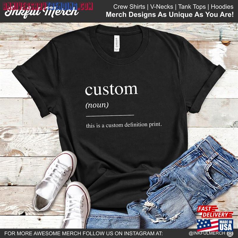 Custom Definition Shirt Saying Hoodie T-Shirt -Bipubunny Store